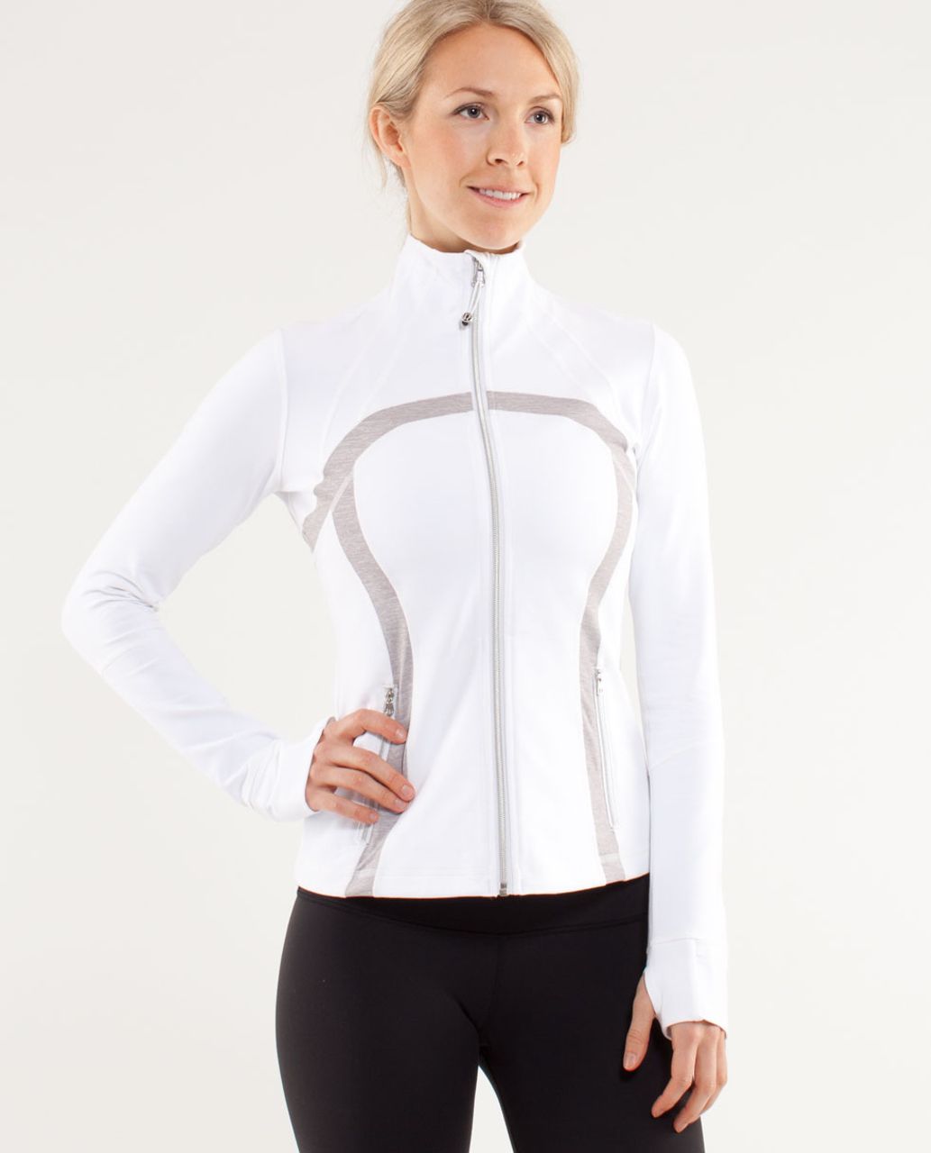 White Lululemon Define Jacket