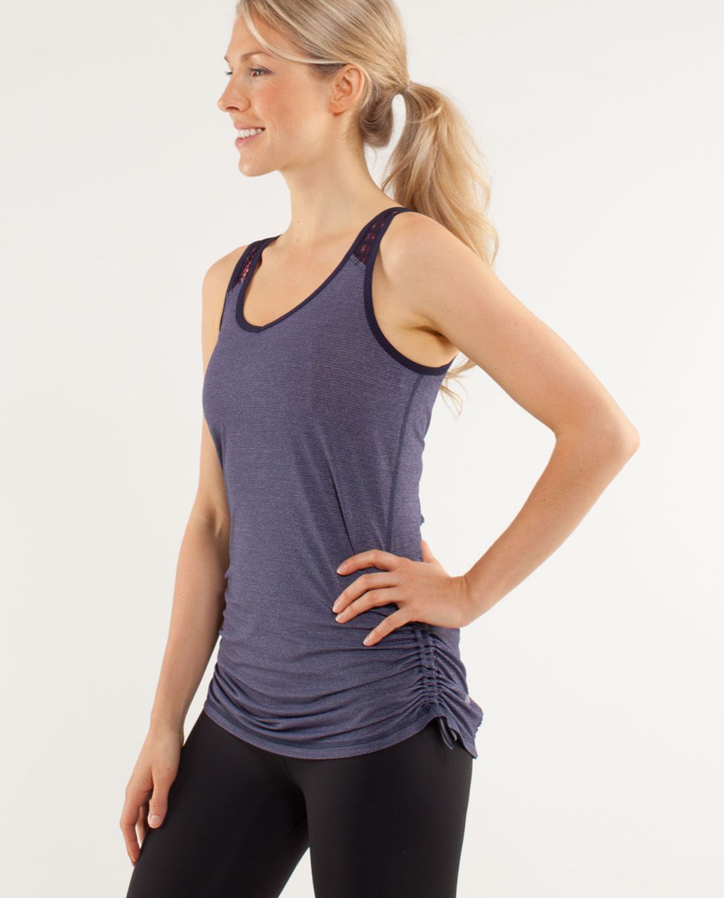 Lululemon Run:  Tie And Fly Tank - Deep Indigo