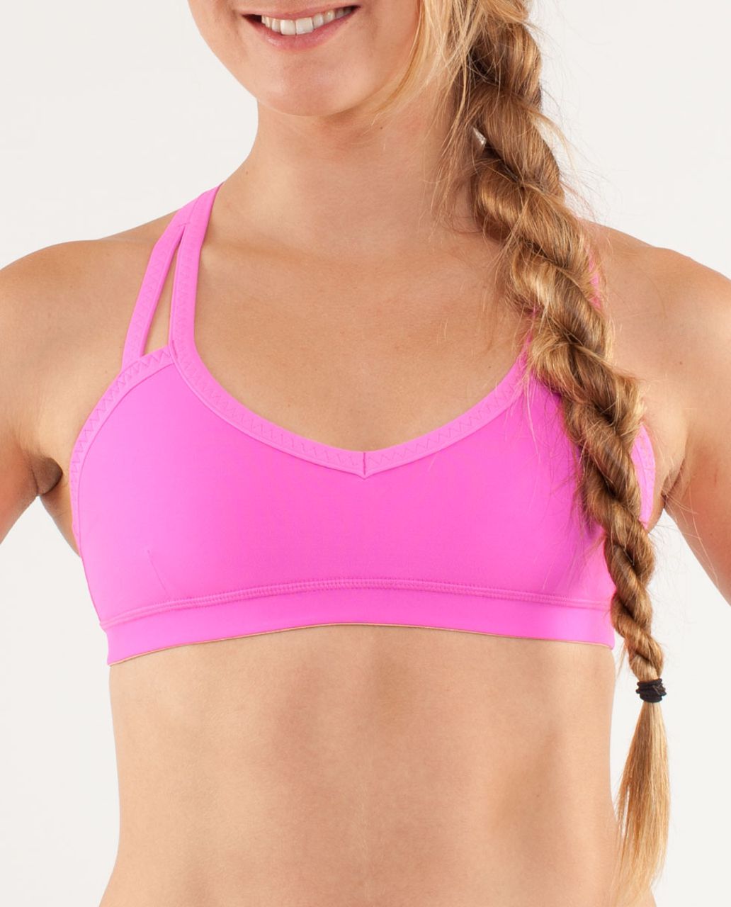 Lululemon Run:  Bound Bra - Pow Pink