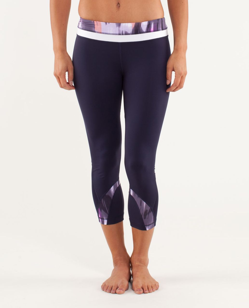 $86 Lululemon Womens Size 4 Run Inspire Crop II Legging Cadet Blue