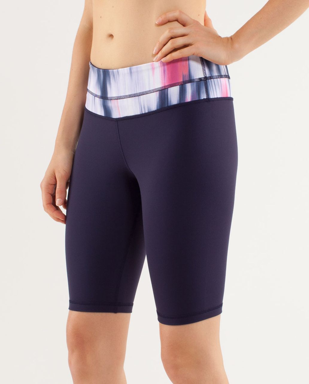 Lululemon Reverse Groove Short (Tall) - Deep Indigo / Mirage Deep Indigo