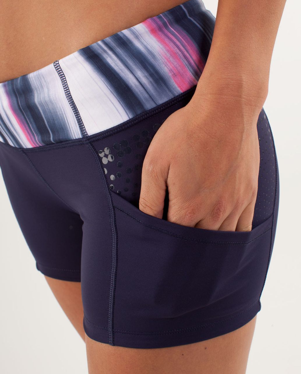 Lululemon Run:  Shorty Short - Deep Indigo / Mirage Deep Indigo