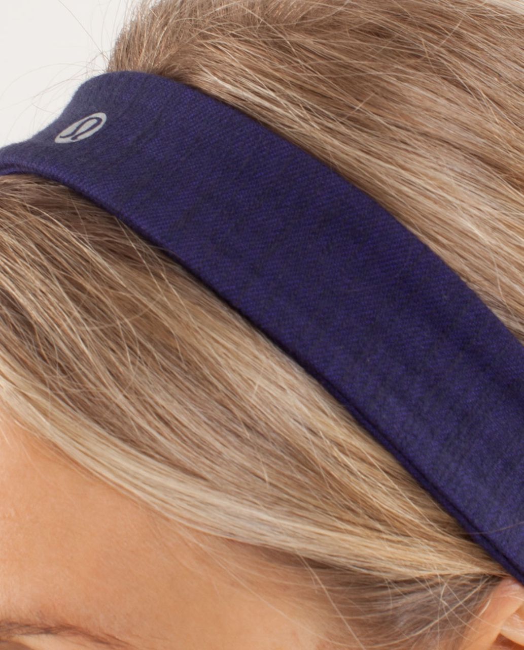 Lululemon Slipless Headband - Deep Indigo / Bruised Berry Slub Denim