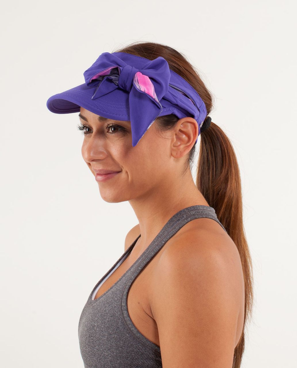 Lululemon Made In The Shade Visor - Bruised Berry / Mirage Deep Indigo