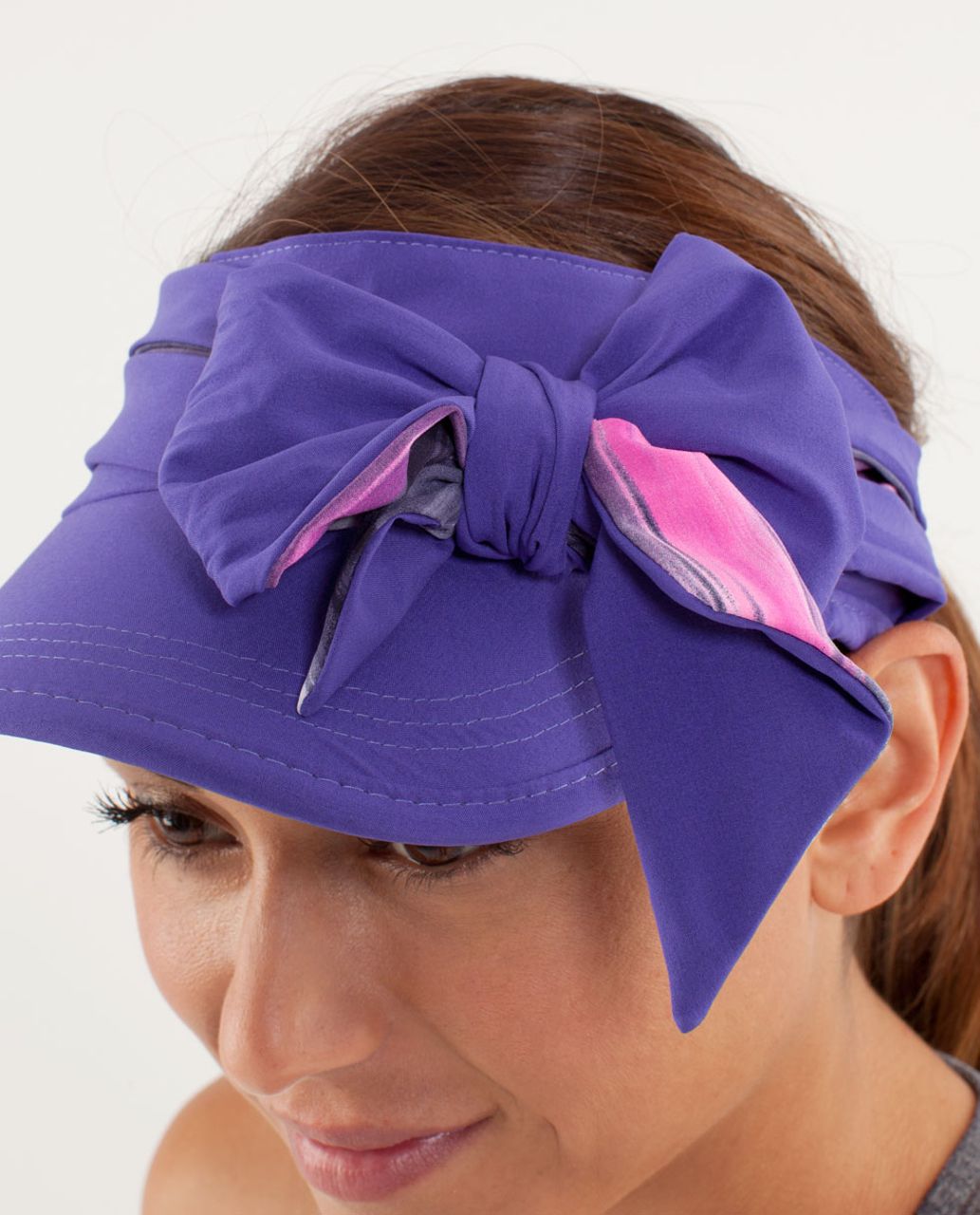 Lululemon Made In The Shade Visor - Bruised Berry / Mirage Deep Indigo