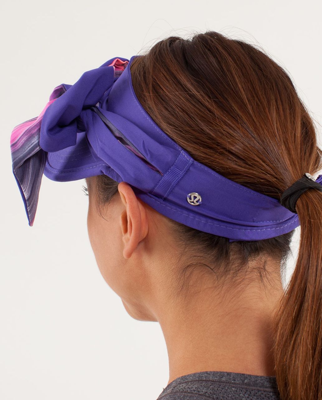 Lululemon Made In The Shade Visor - Bruised Berry / Mirage Deep Indigo