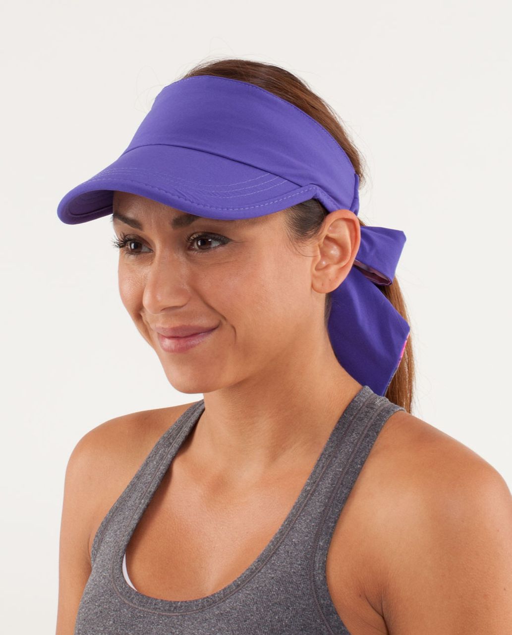 Lululemon Made In The Shade Visor - Bruised Berry / Mirage Deep Indigo ...