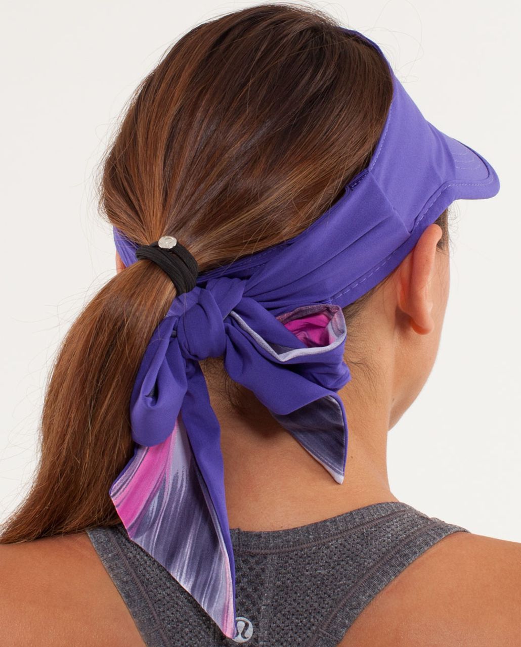 Lululemon Made In The Shade Visor - Bruised Berry / Mirage Deep Indigo