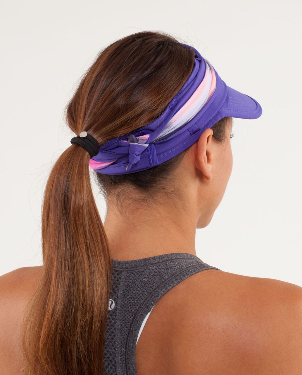 Lululemon Made In The Shade Visor - Bruised Berry / Mirage Deep Indigo