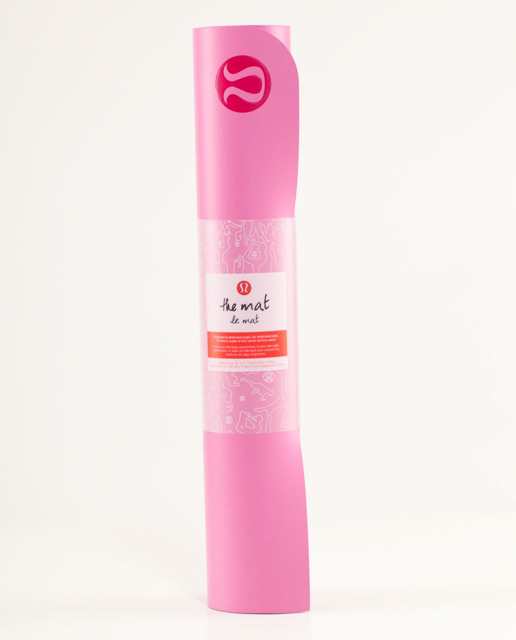 Lululemon Pink Yoga Mat and Bag 70x26