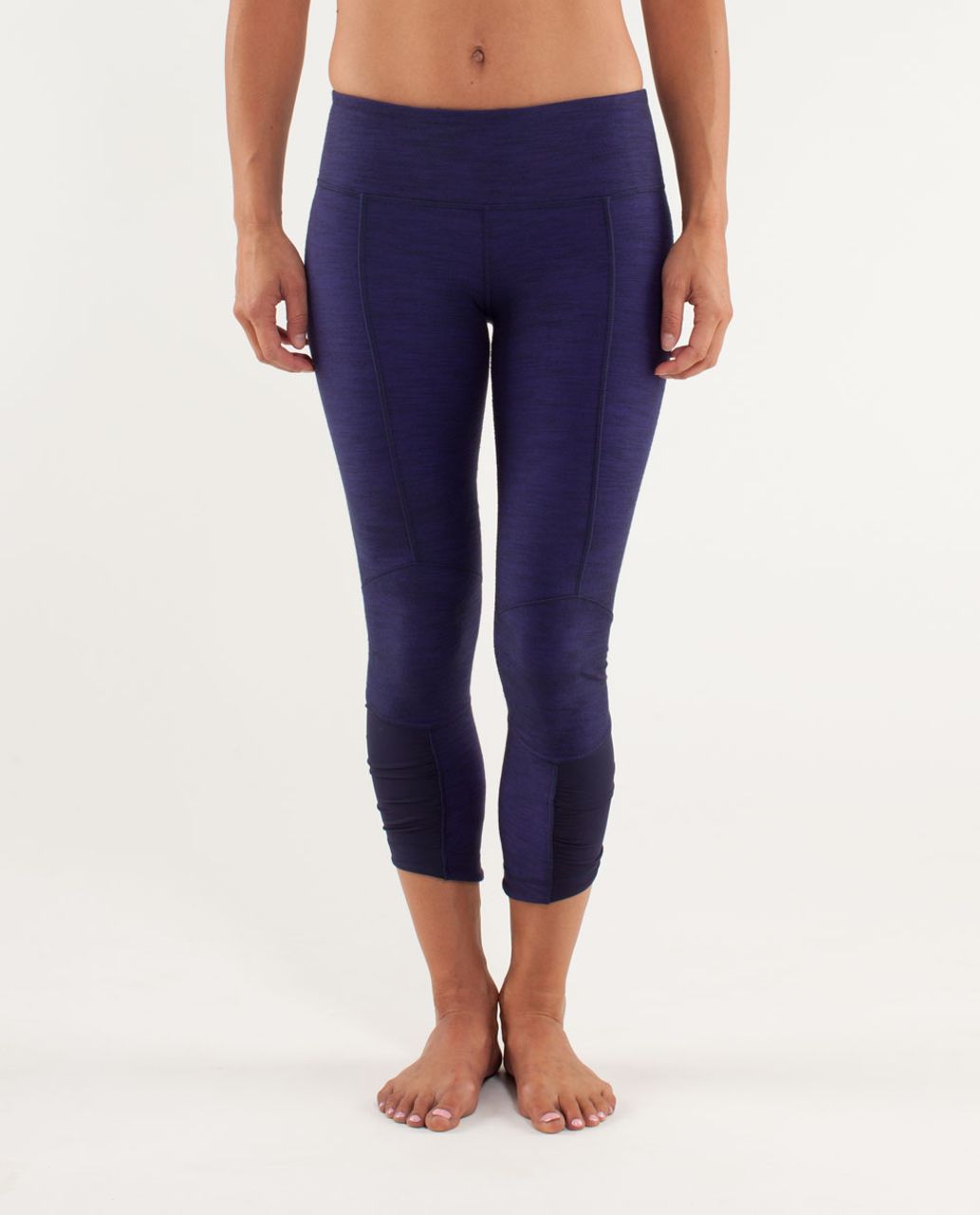 Lululemon Venus Crop - Deep Indigo Slub Denim / Mirage Deep Indigo