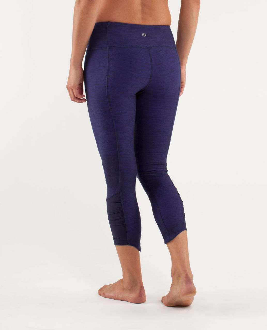 Lululemon Venus Crop - Deep Indigo Slub Denim / Mirage Deep Indigo