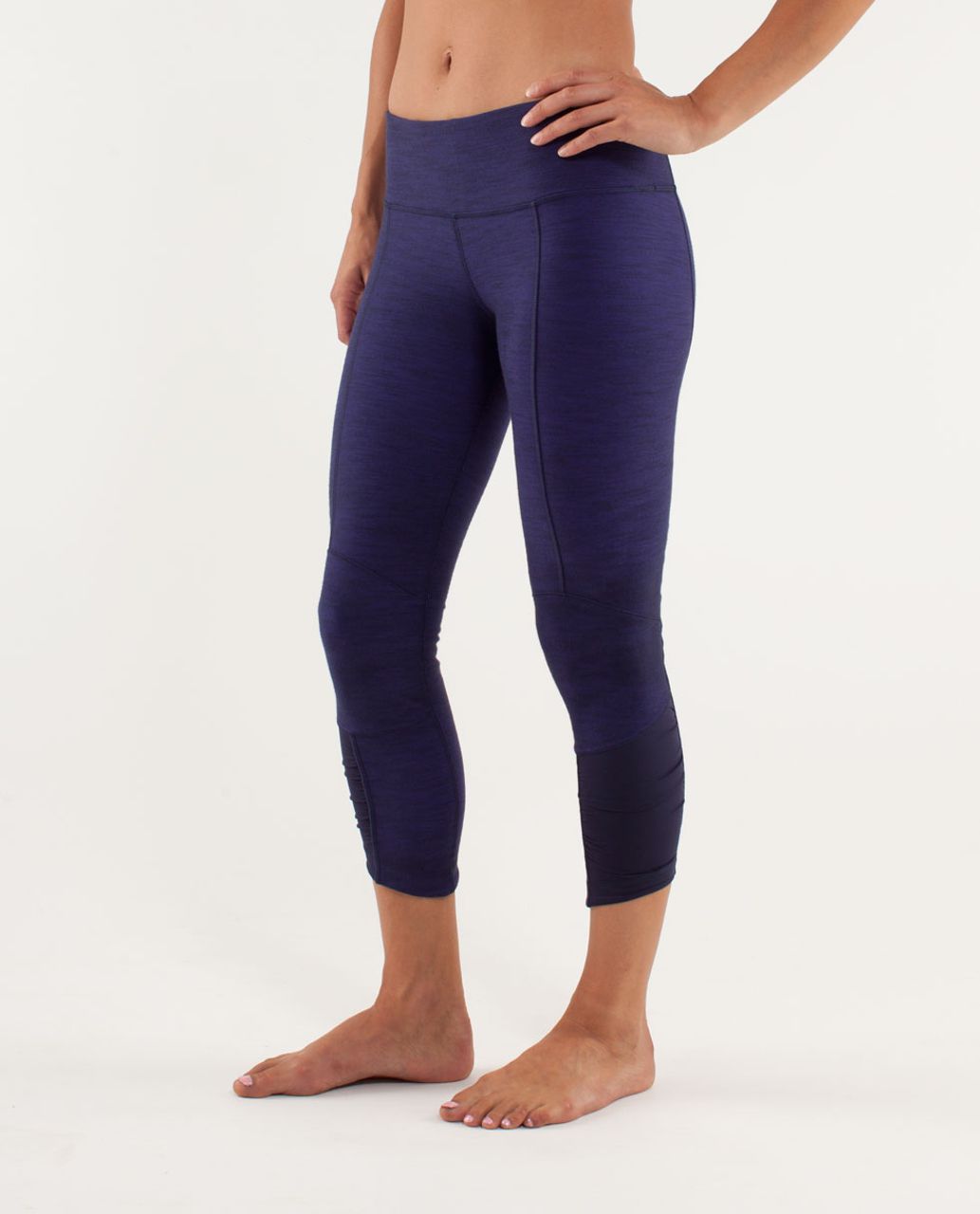 Lululemon Venus Crop - Deep Indigo Slub Denim / Mirage Deep Indigo