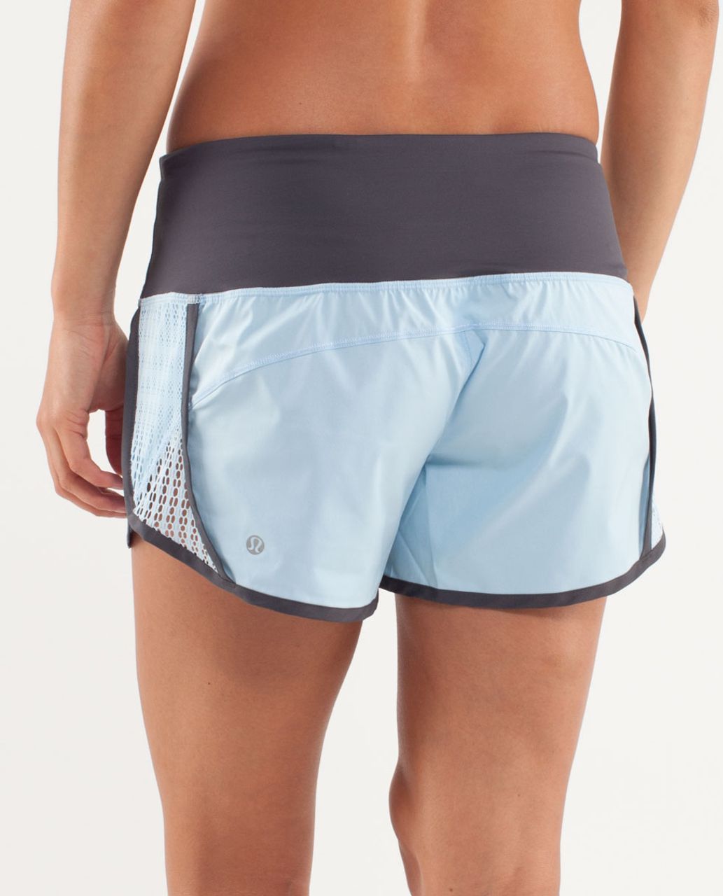 Lululemon Run:  Sun Sprinter Short - Caspian Blue / Coal