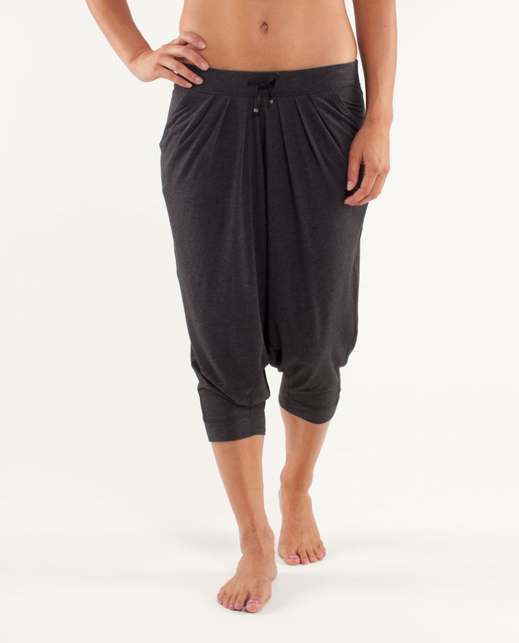 Lululemon Free Mind Crop - Heathered Charcoal