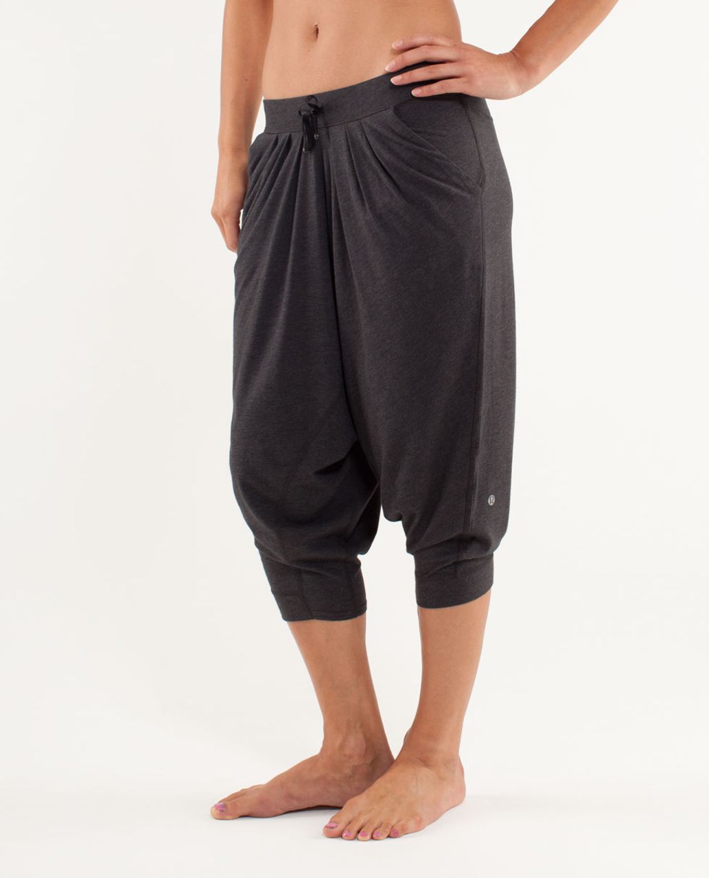 Lululemon Free Mind Crop - Heathered Charcoal