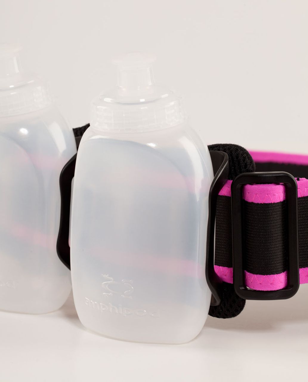 Lululemon Amphipod Hydration Belt - Black /  Pow Pink