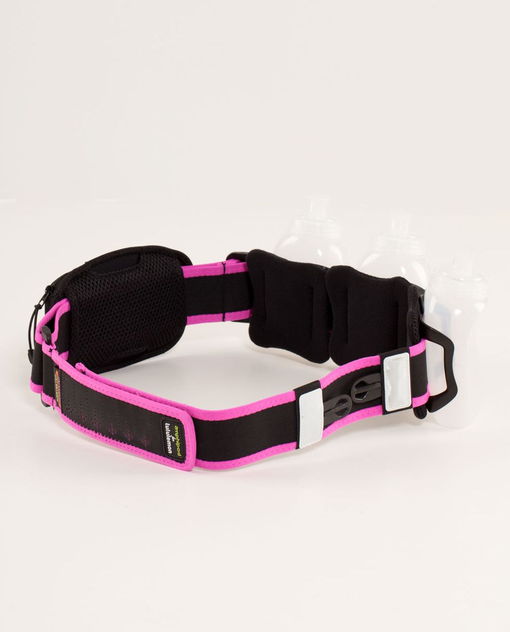 Lululemon Amphipod Hydration Belt - Black /  Pow Pink