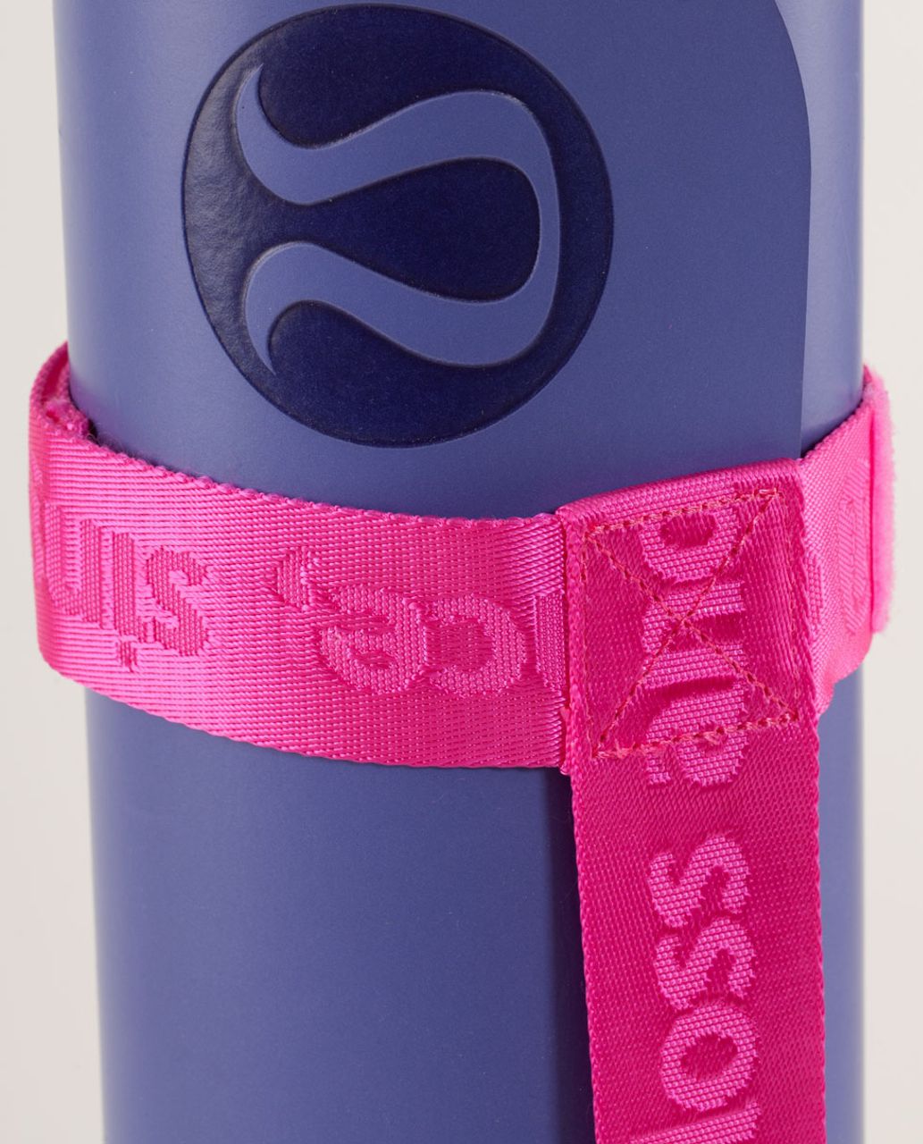 LULULEMON ATHLETICA Spell Out Logo Yoga Mat Carrying Strap Pink