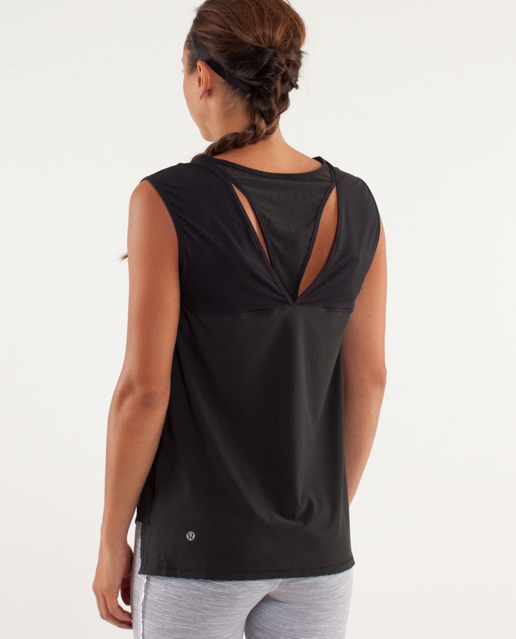 Lululemon Run:  Light As Air Sleeveless - Black