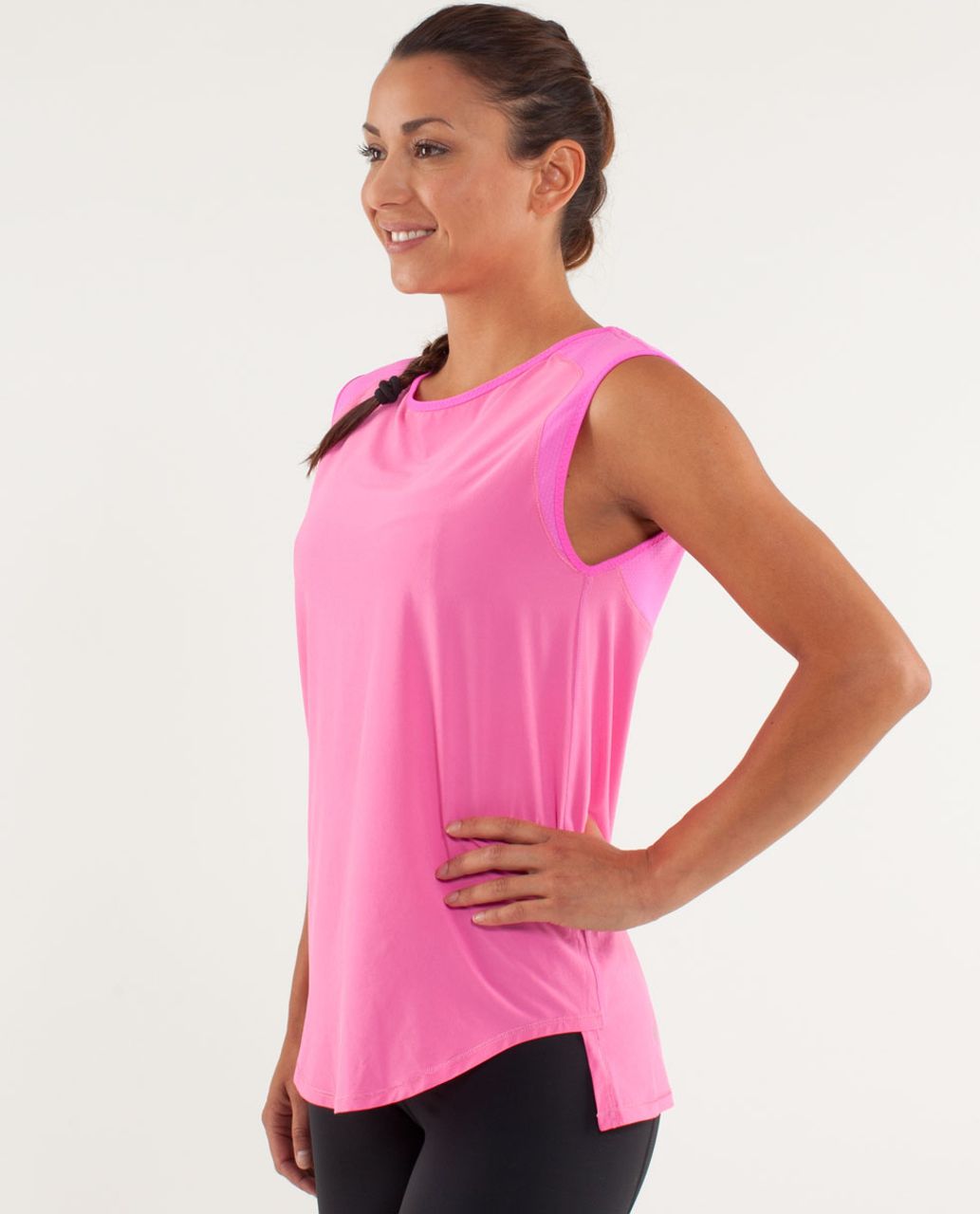 Lululemon Run:  Light As Air Sleeveless - Pow Pink Light