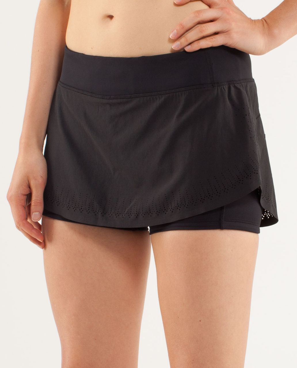 Lululemon Run:  Light As Air Skirt - Black