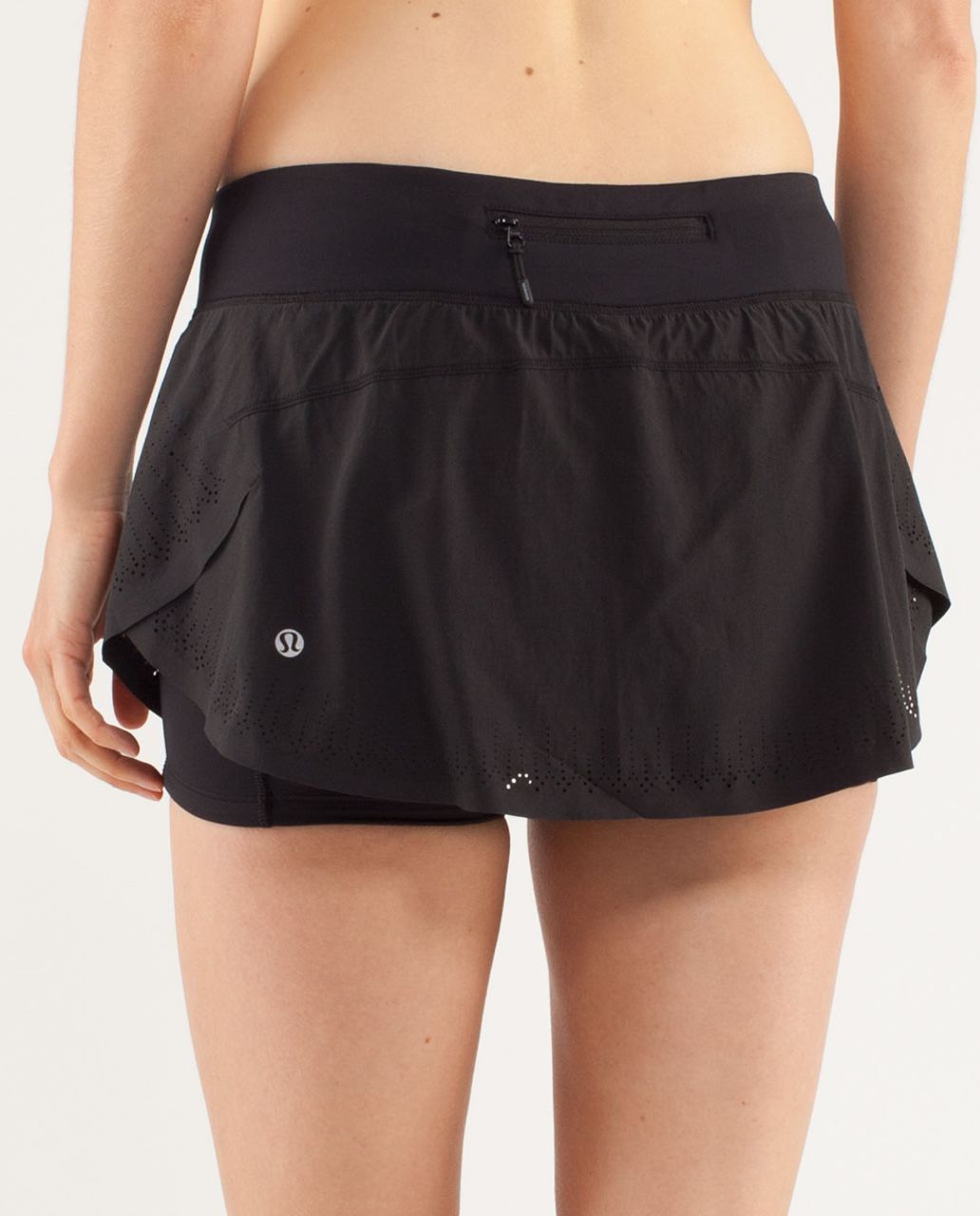 Lululemon Run:  Light As Air Skirt - Black