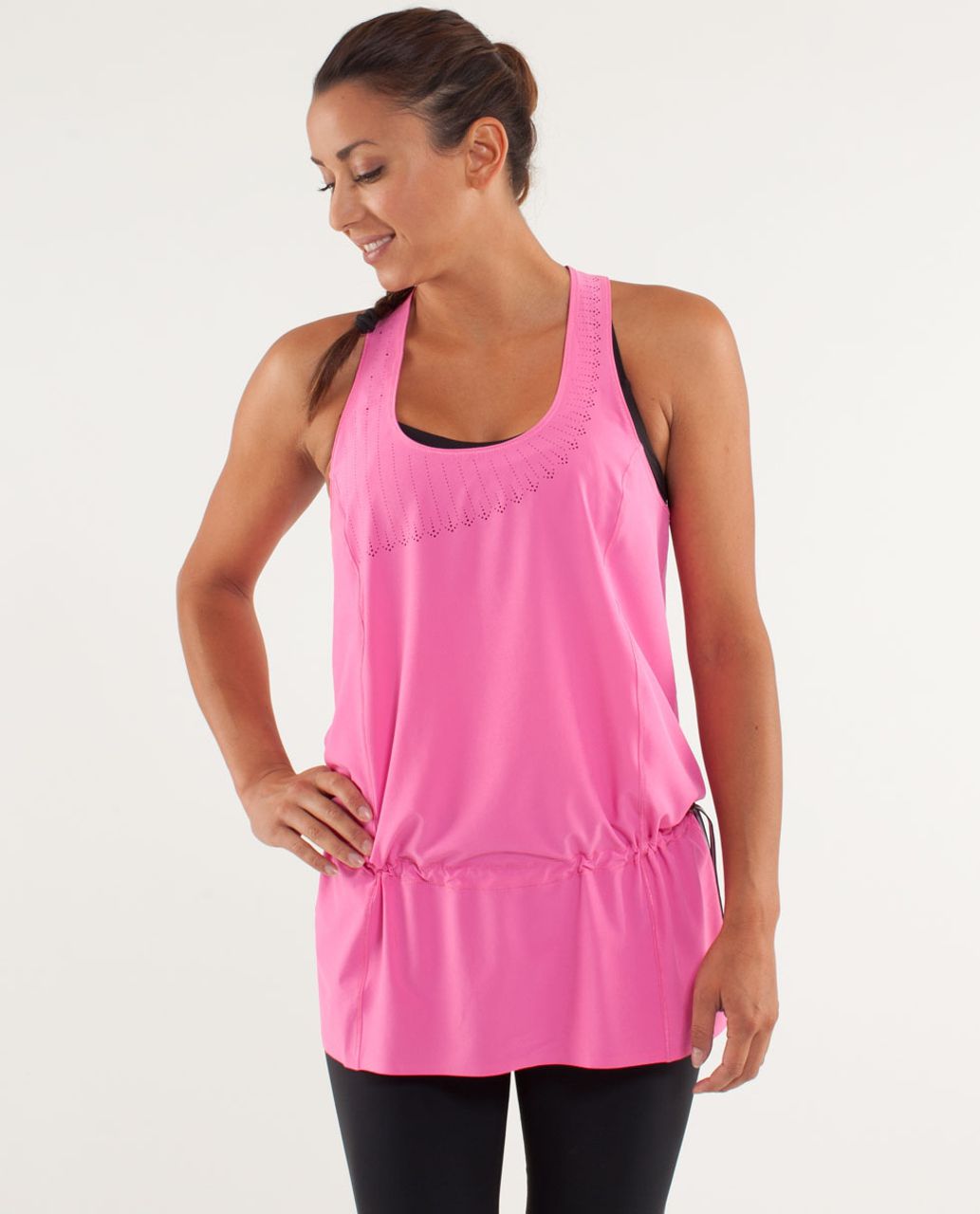 Lululemon Run:  Light As Air Tunic - Pow Pink Light