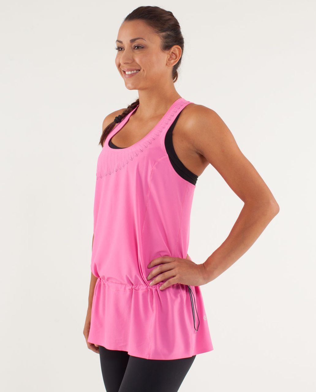 Lululemon Run:  Light As Air Tunic - Pow Pink Light