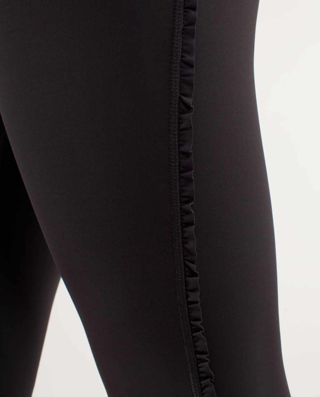 Lululemon Run: Fast And Free Crop - Black / Metallic Silver / Coal - lulu  fanatics