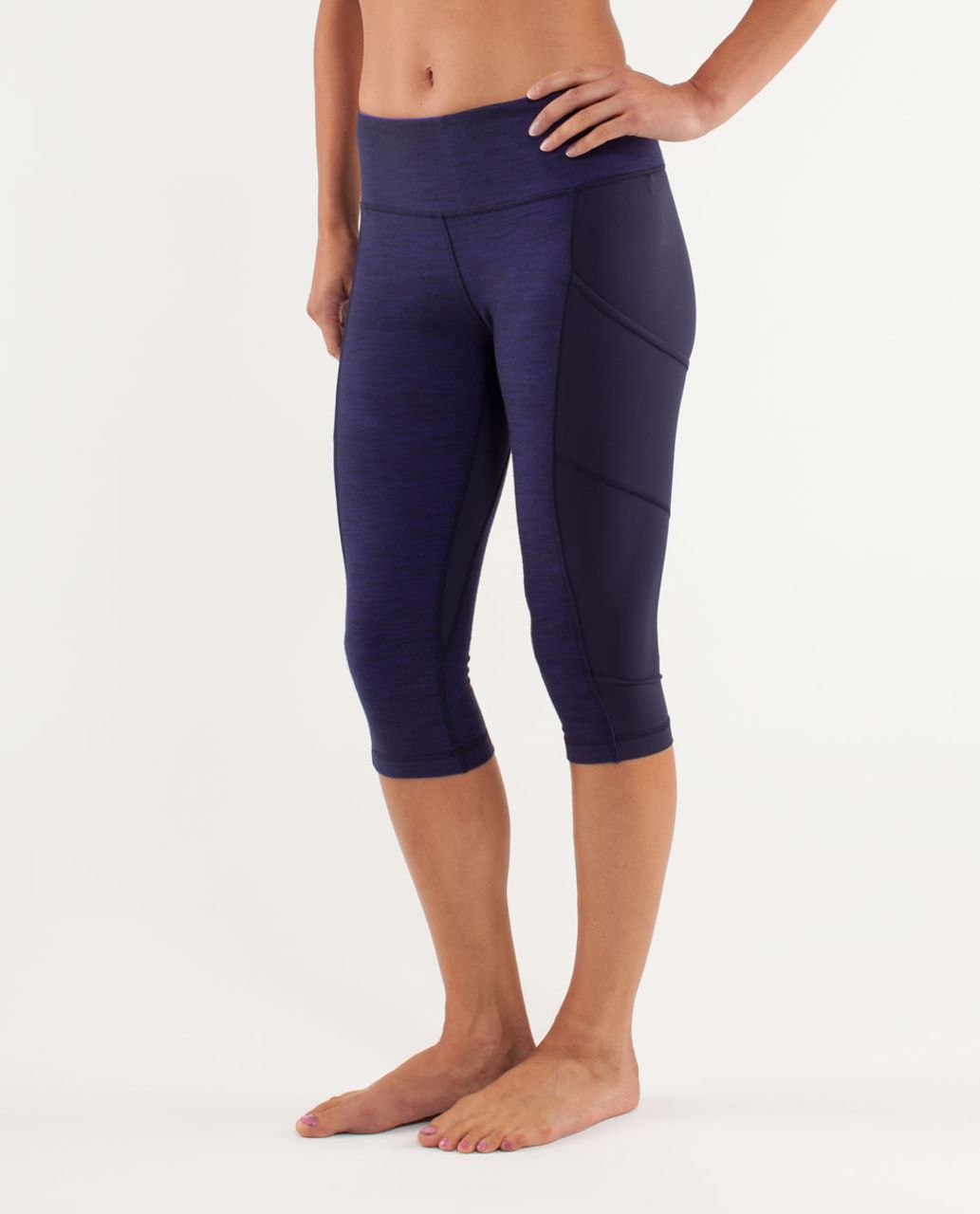 Lululemon Discover Crop - Deep Indigo Slub Denim / Deep Indigo ...