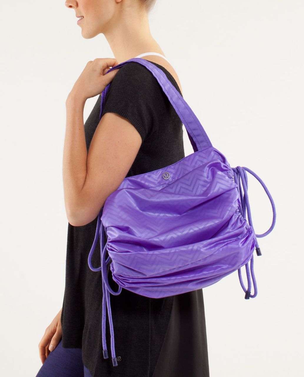 Lululemon Pack Your Practice Bag - Squiggle Emboss Power Purple