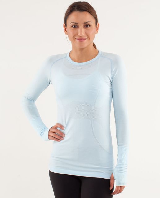 Lululemon Run: Swiftly Tech Long Sleeve - Porcelaine - lulu fanatics