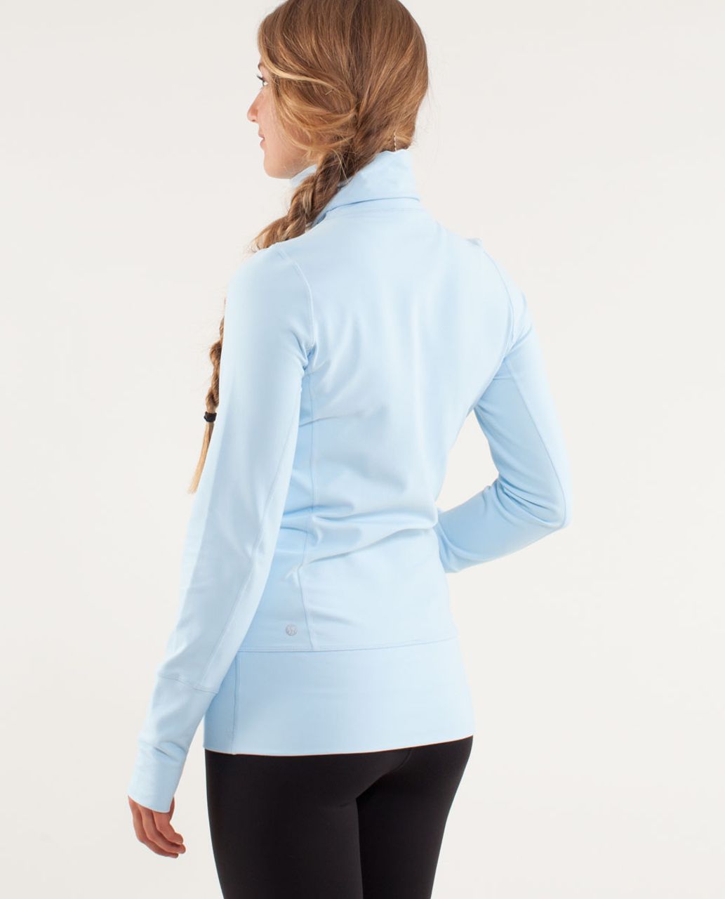 Lululemon In Stride Jacket - Caspian Blue / Mini Squiggle Emboss Caspian  Blue - lulu fanatics