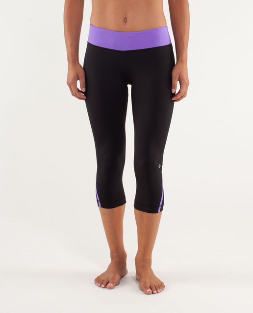 Lululemon Ebb And Flow Crop II - Black - lulu fanatics