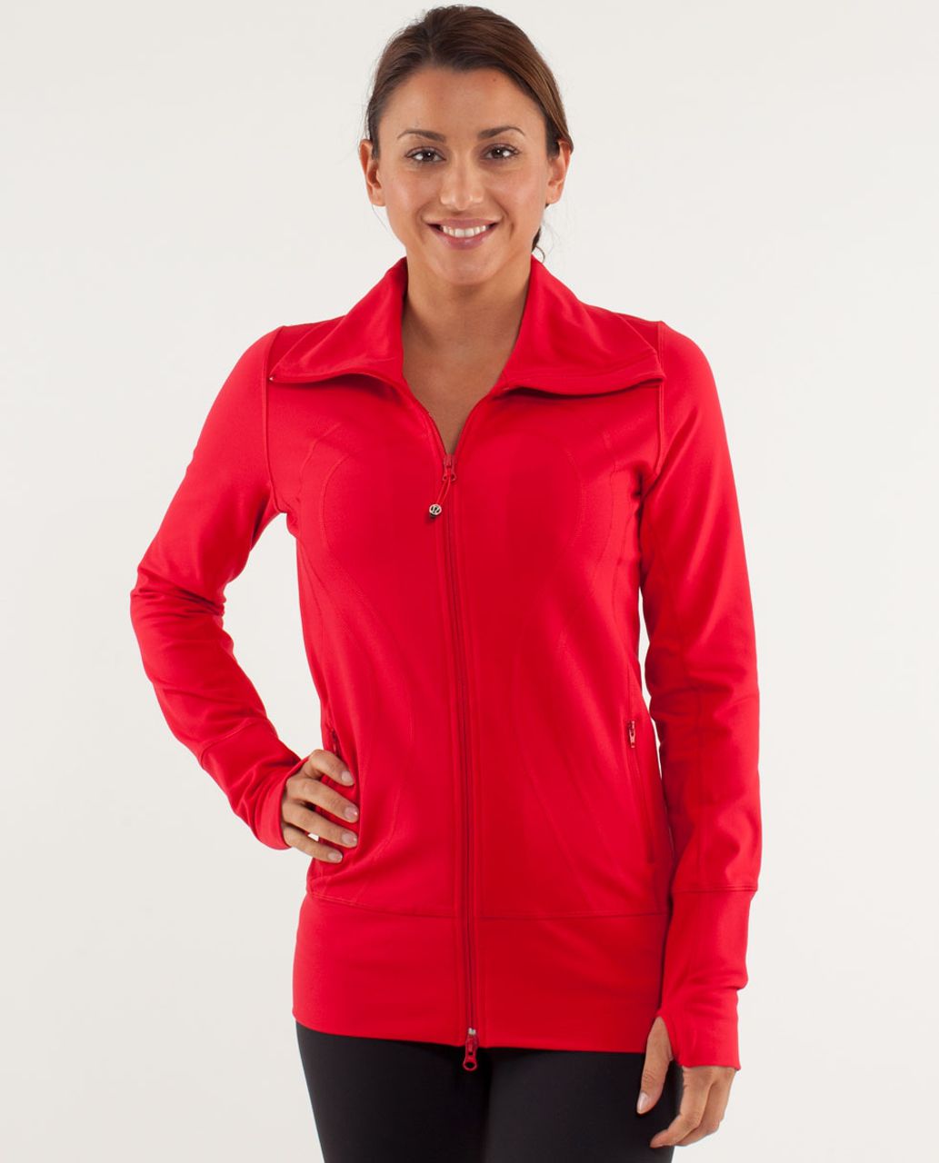 lululemon red zip up