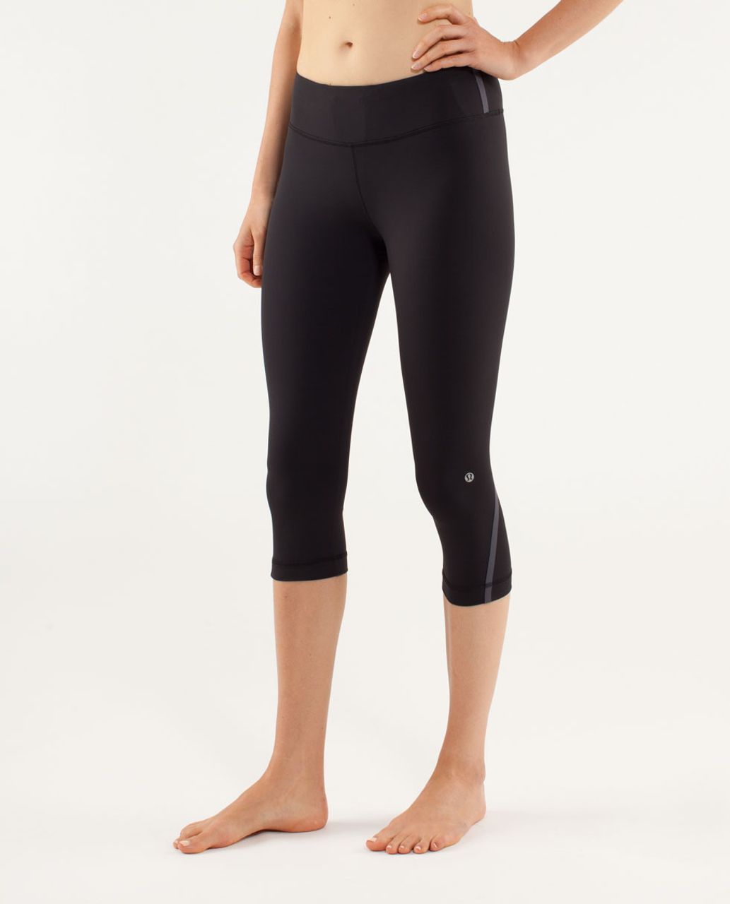 Lululemon Run:  Track Time Crop - Black