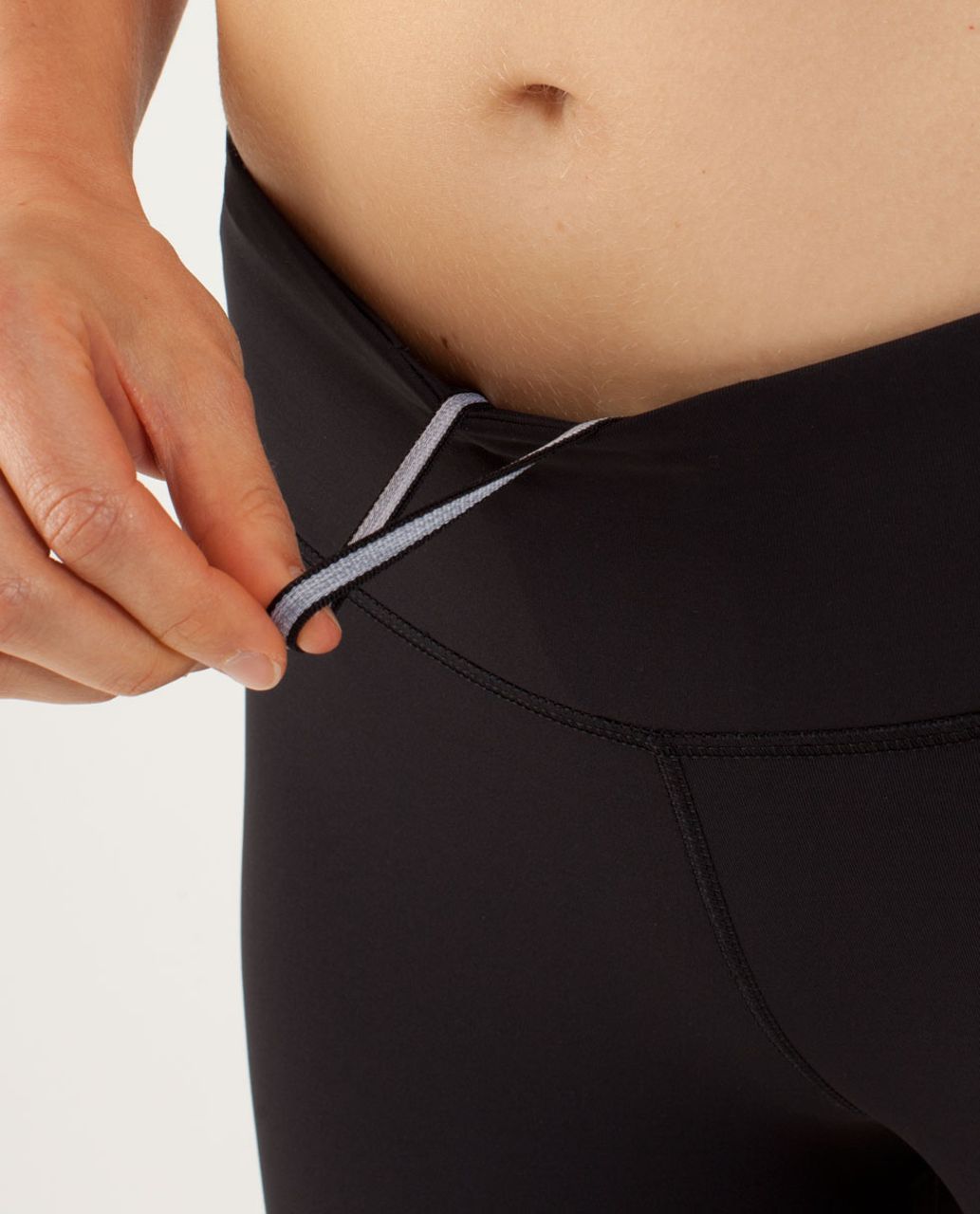 Lululemon Run:  Track Time Crop - Black