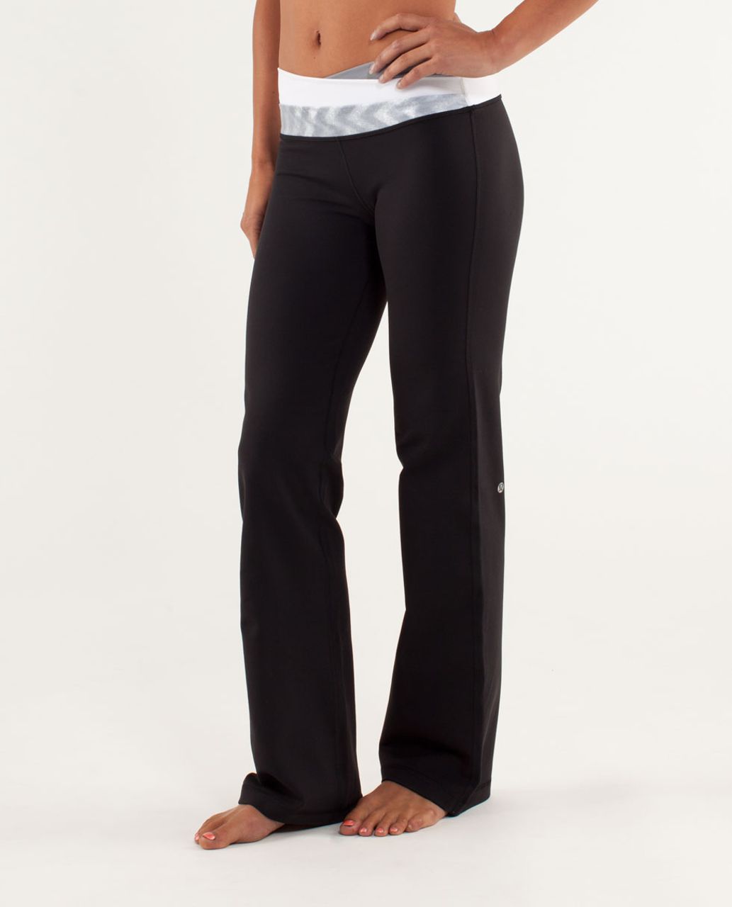 Lululemon Astro Pant (Regular) - Black / Fossil / White