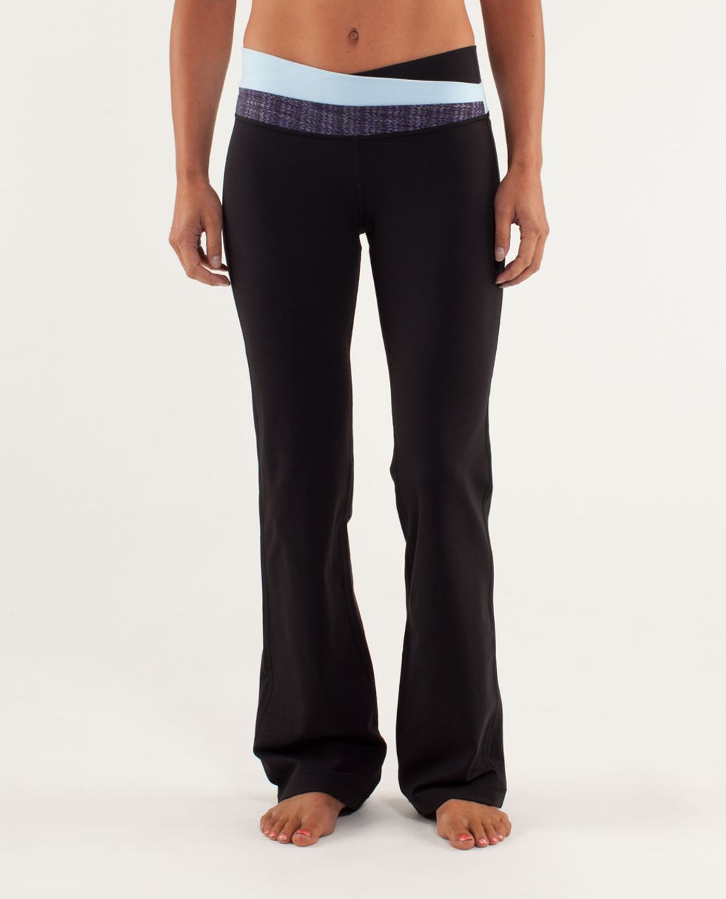 Lululemon Astro Pant (Tall) - Black / Mini Squiggle Emboss Caspian Blue / Ziggy Wee Caspian