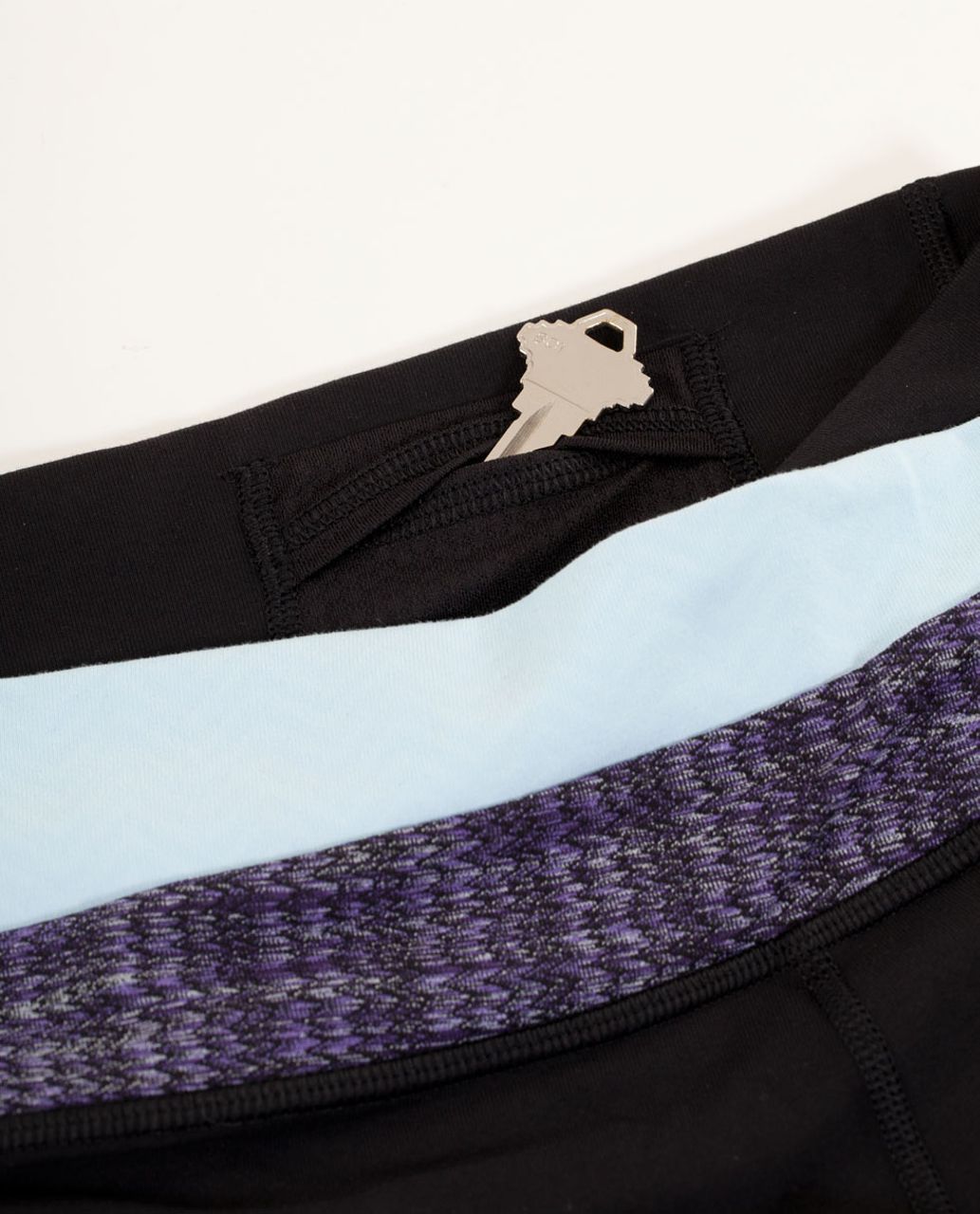 Lululemon Astro Pant (Tall) - Black / Mini Squiggle Emboss Caspian Blue / Ziggy Wee Caspian