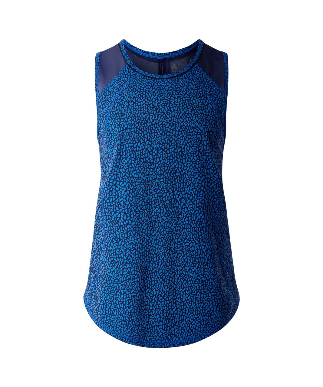 Lululemon Sculpt Tank - Miss Mosaic Lakeside Blue Hero Blue / Hero Blue