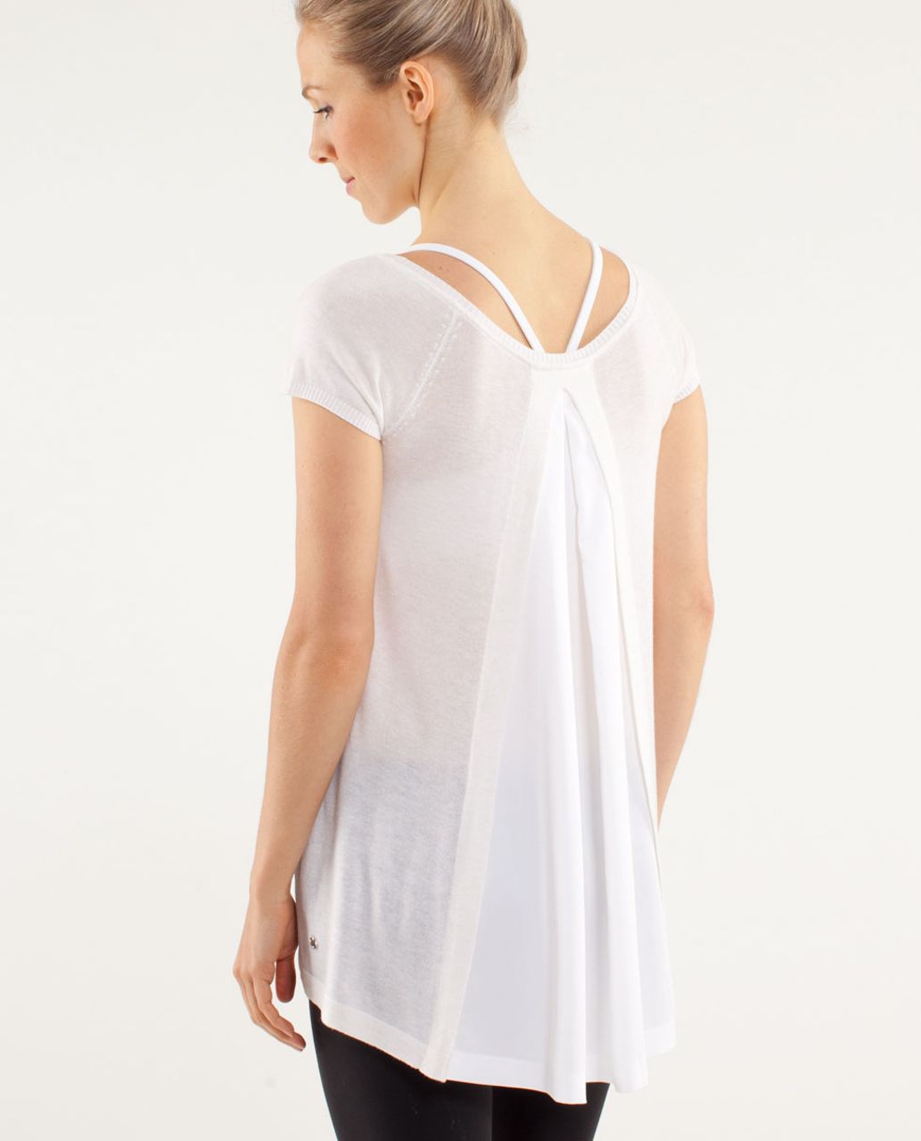 Lululemon Be Me Tee - Heathered White /  White