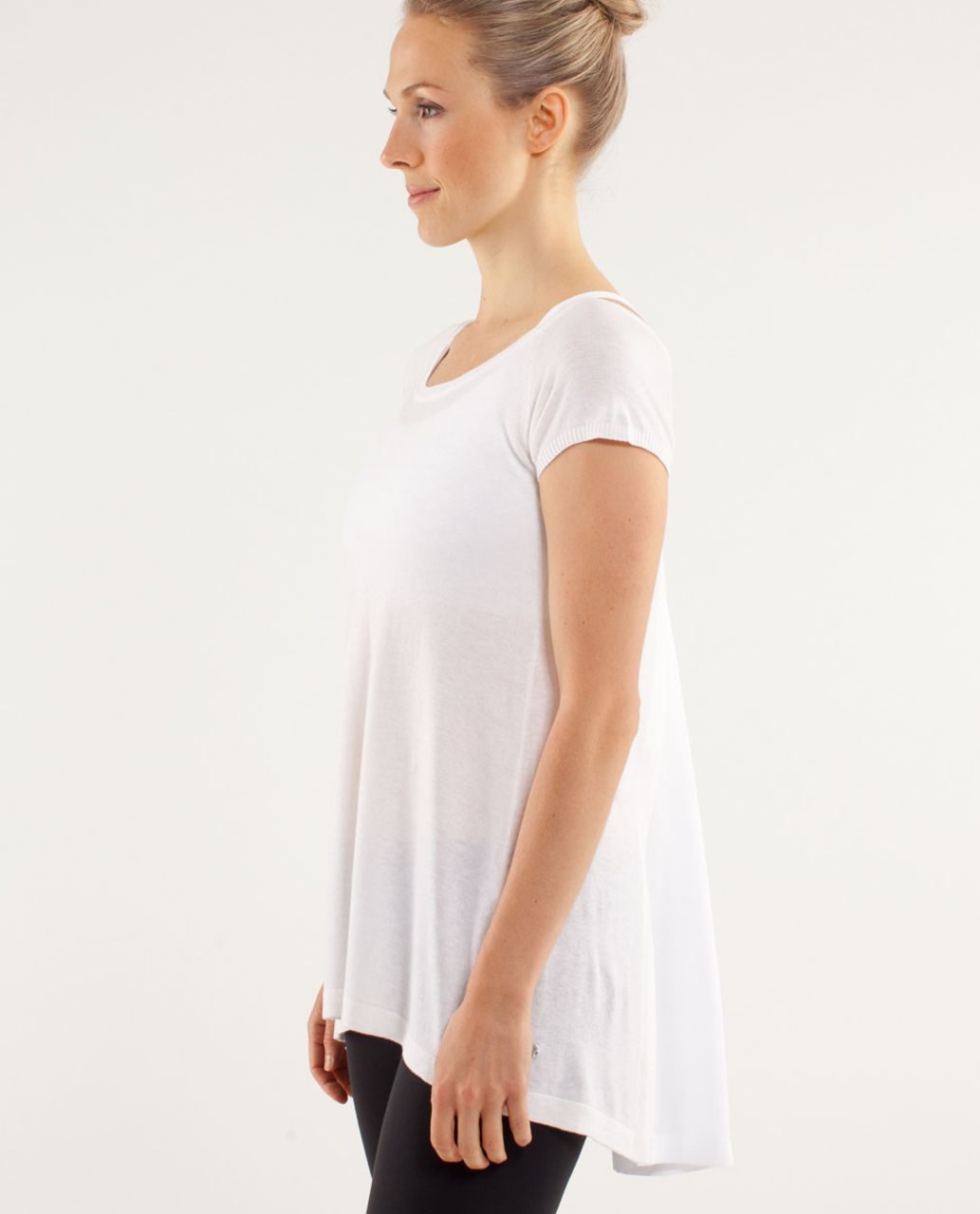 Lululemon Be Me Tee - Heathered White /  White