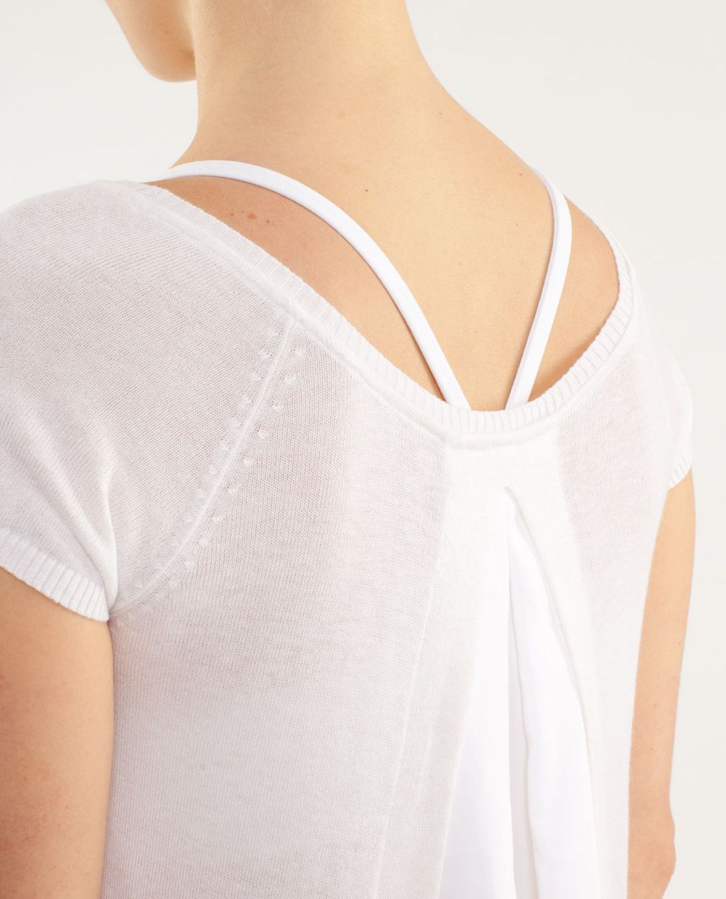 Lululemon Be Me Tee - Heathered White /  White