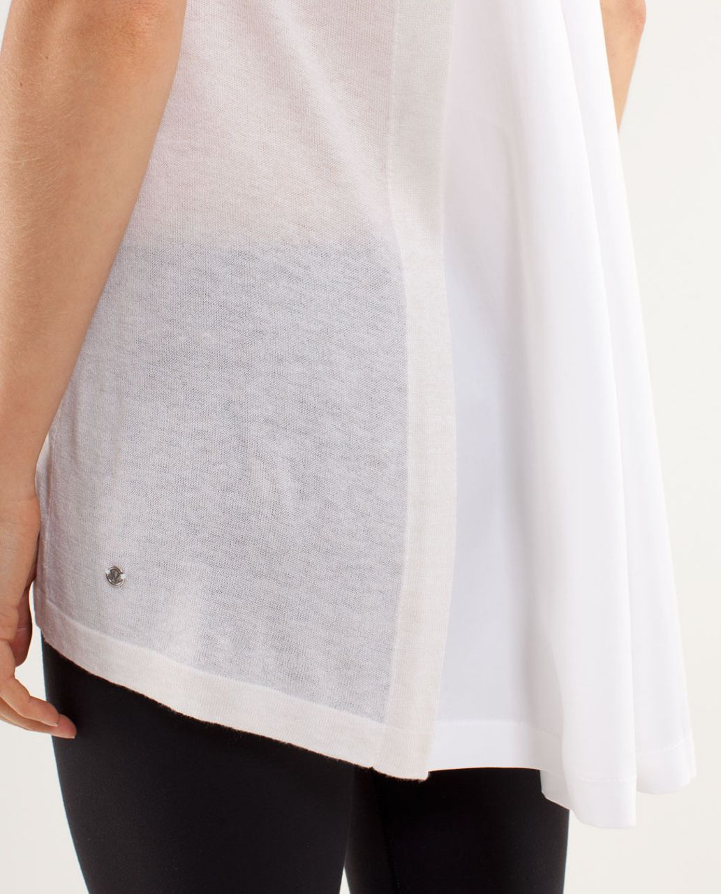 Lululemon Be Me Tee - Heathered White /  White