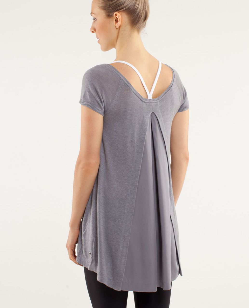 Lululemon Be Me Tee - Heathered Fossil /  Fossil