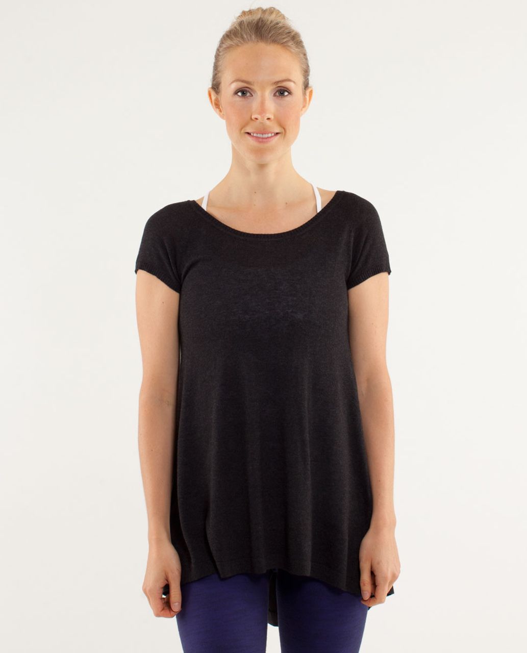 Lululemon Be Me Tee - Heathered Black /  Black