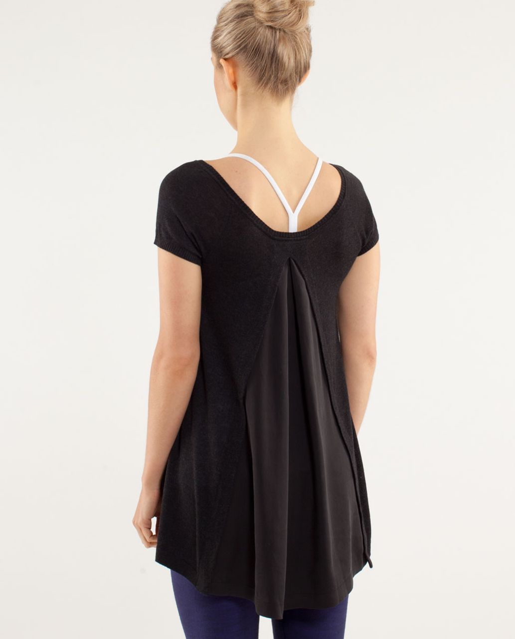 Lululemon Be Me Tee - Heathered Black /  Black