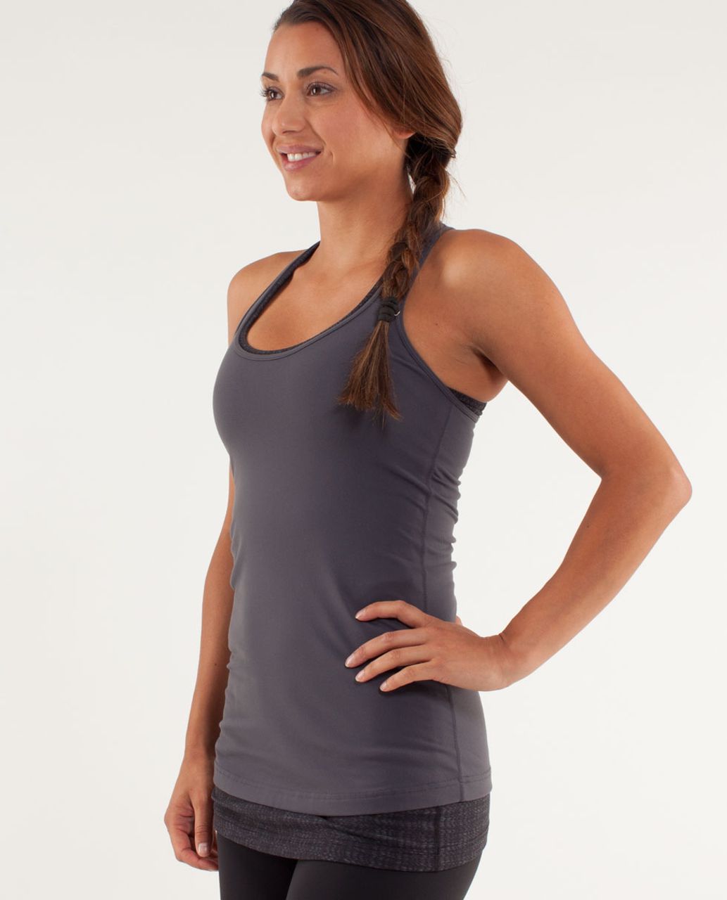 Lululemon Cool Racerback *Extra Long Ziggy Wee Luon - Ziggy Wee Greys